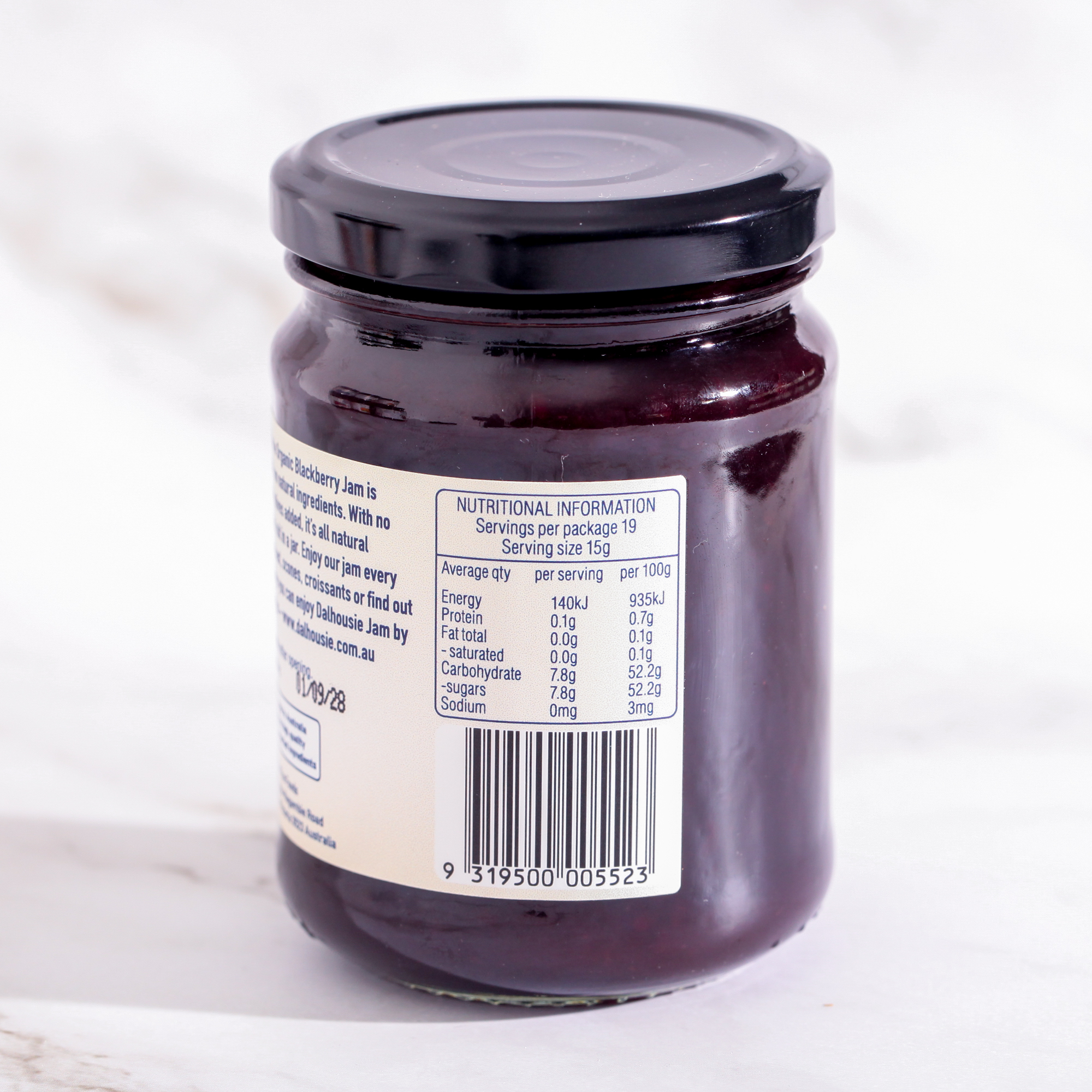 Organic Strawberry Jam - Dalhousie